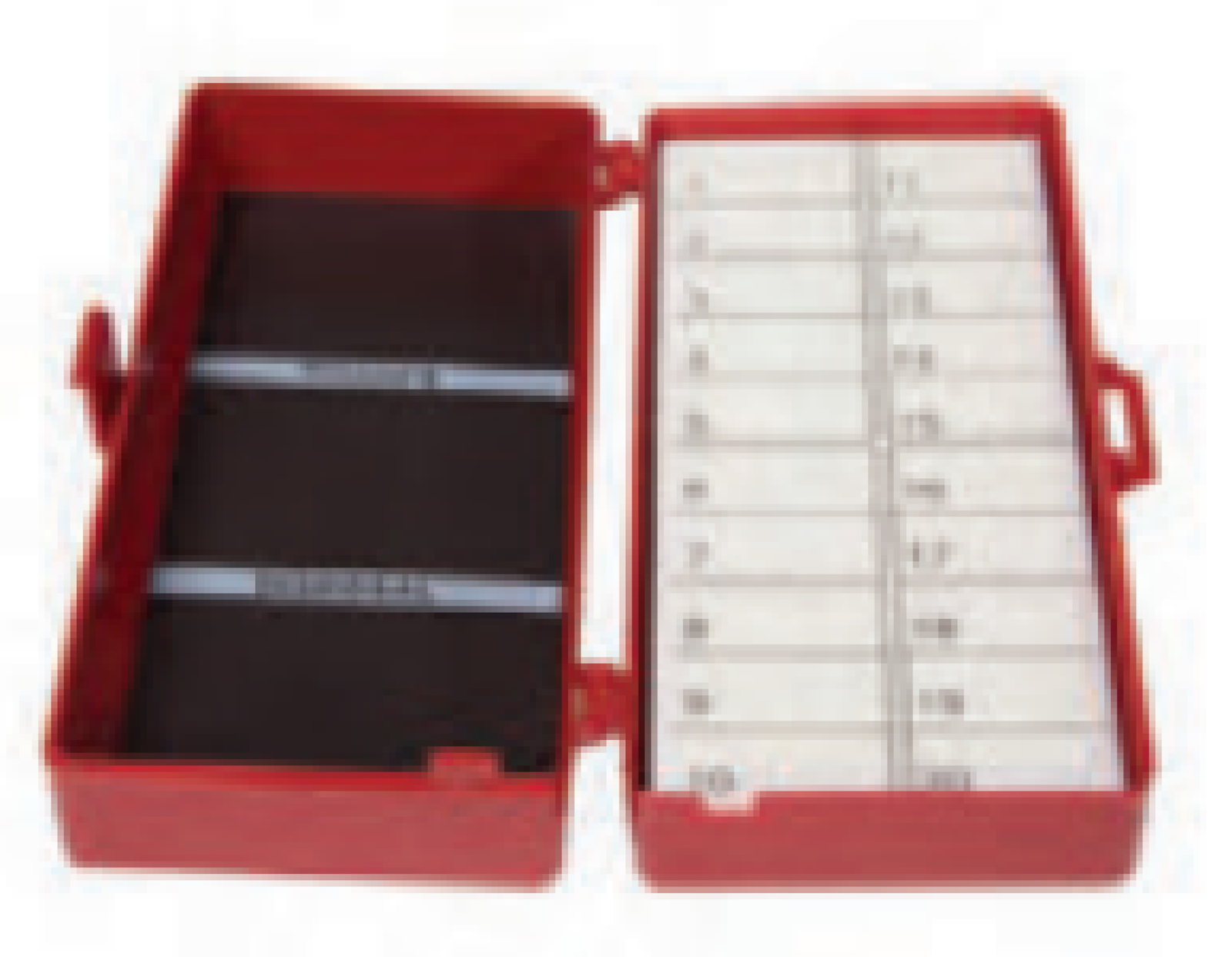 Deluxe Needle Counter, Foam Strips/Magnet, 15 Count, 30 Capacity Needle Counter