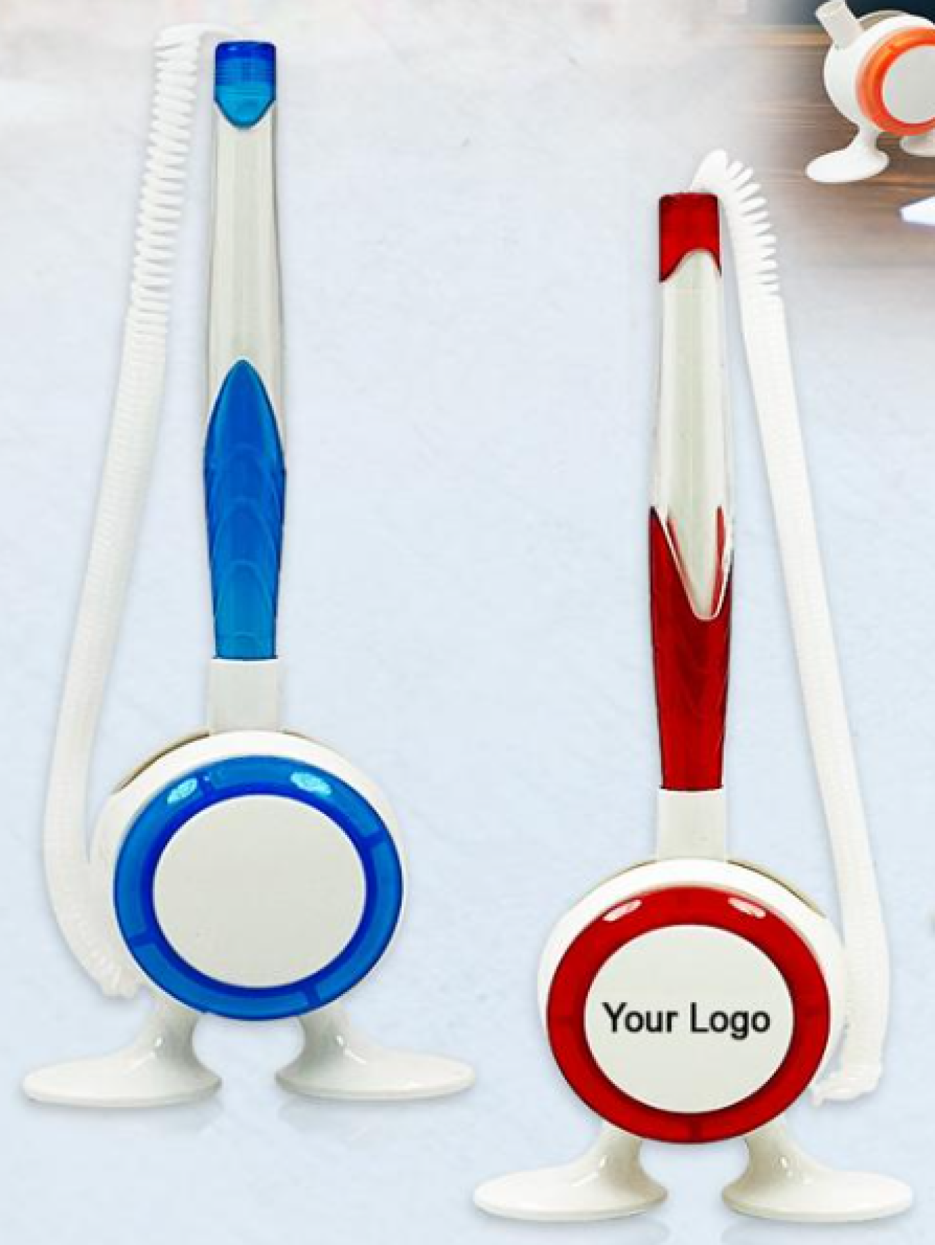 Desk Pen with Stand - Red KS creation