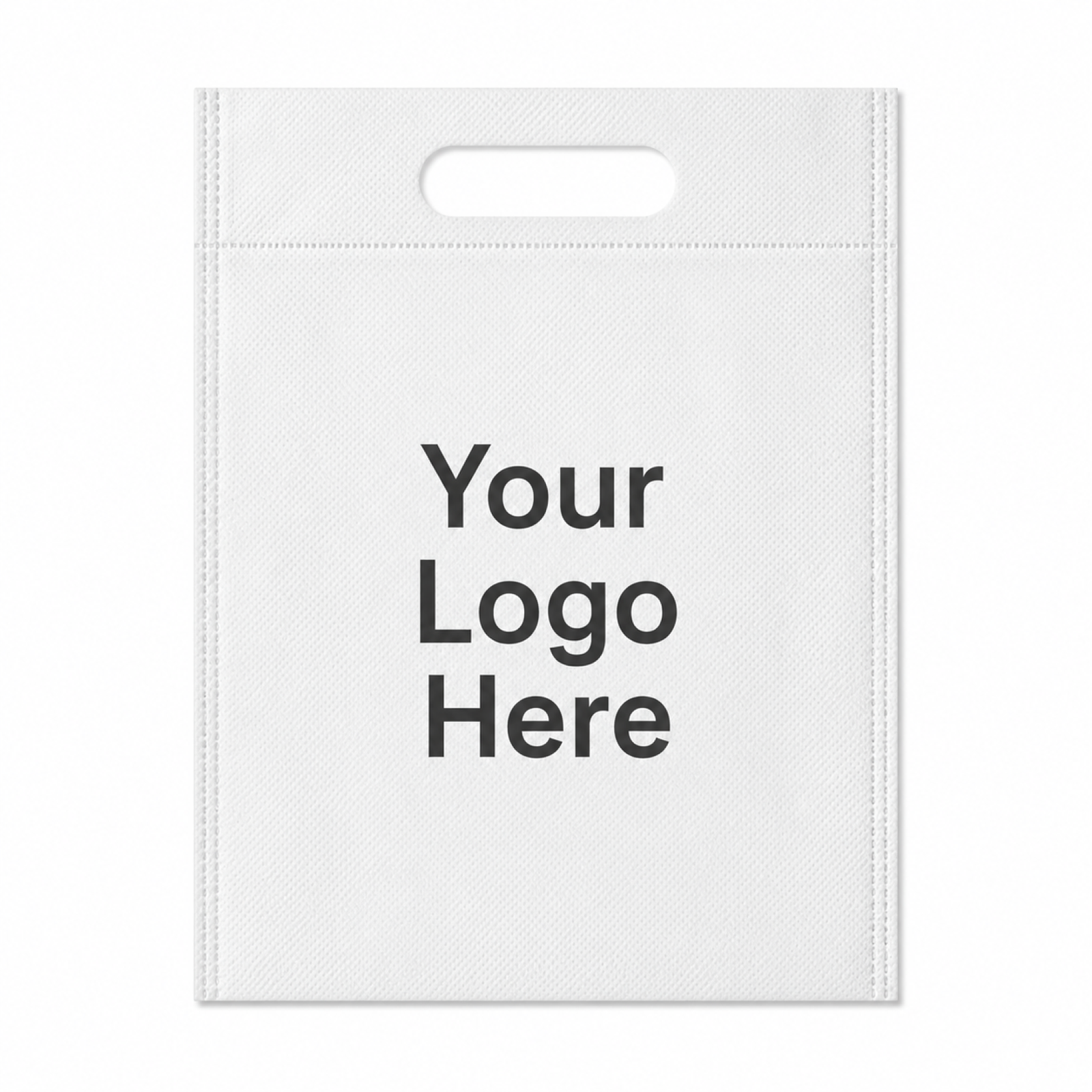 Violet- Custom Made Non-Woven D Cut Bags – 8” × 10”  MeddicorPlus