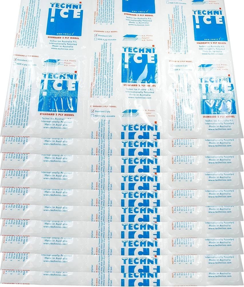 Techni Ice Heavy Duty Reusable (HDR) Dry Ice Packs Endotracheal Tube Introducers - Bougies