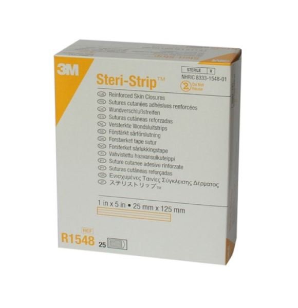 3M Steri-Strip 25 X 125mm  Wound Closure Strips