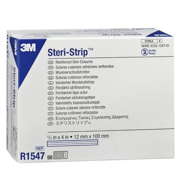 3M Steri-Strip 12mm x 100mm Wound Closure Strips