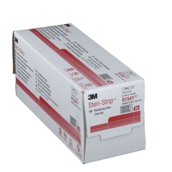 3M Steri-Strip Adhesive Skin Closures, 6mm x 75mm Wound Closure Strips