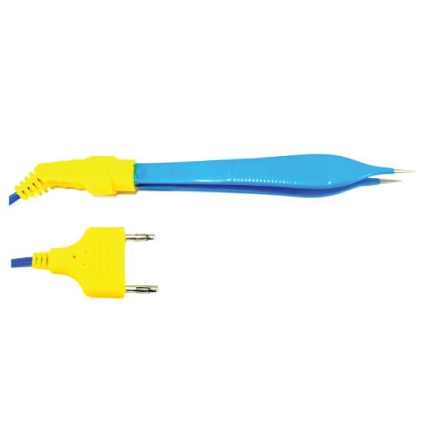 Adson bipolar forceps 0.25mm tip, 12cm with 3m cable, American Pattern, Single Use, Sterile NSC 