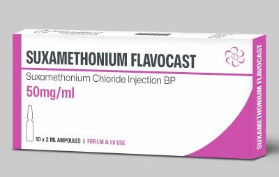 Suxamethonium Labels Sterile cover 