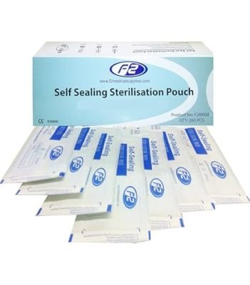 Autoclave Pouch 57 × 135mm Self Seal Kidney Dish