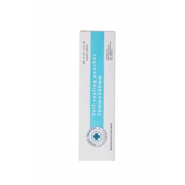 Autoclave Pouch 70 × 260mm Self Seal Pacific