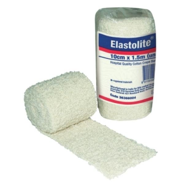 Bandage Non-Adhesive Elastolite Crepe, Reusable Washable 7.5cm x 1.5m BSN Medical