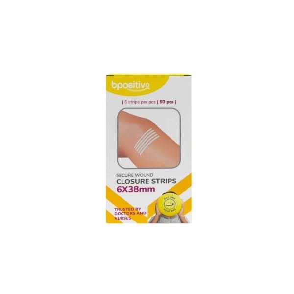 Bpositive Wound Closure Strips 6 X 38mm BPositive