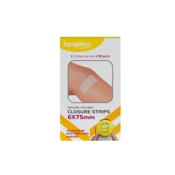 Bpositive Wound Closure Strips 6 X 75mm BPositive