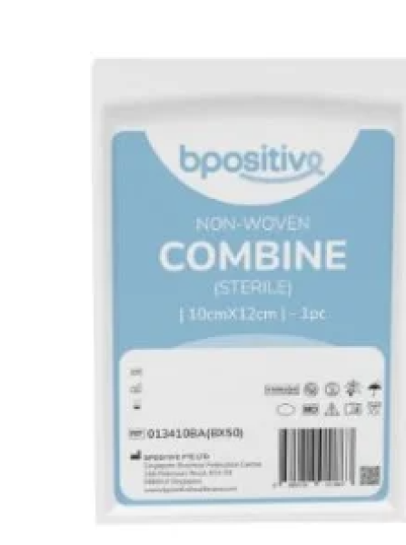 Combine Pieces 10 X 12cm Sterile Non-woven BPositive