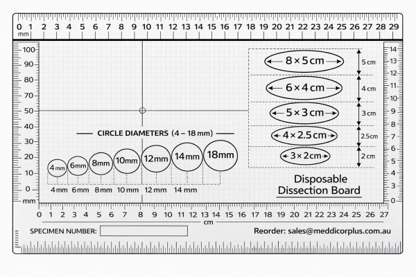 Disposable Dissection Board – Small  8x10 inch Disposable Dissection Board