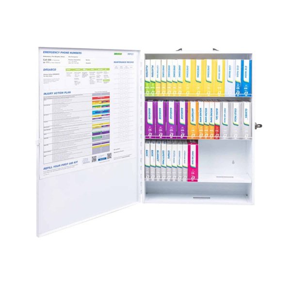 Easy-Refill™ Metal Cabinet First Aid Kit Emergency & Difficult Airway Kits