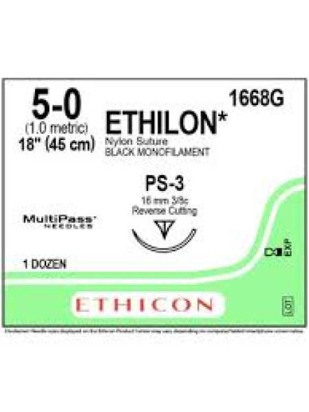Ethilon 5-0 16mm PS-3 45cm Ethicon