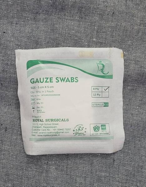 Gauze Squares 5 × 5cm Sterile (PKT/2) Cytotoxic Waste Labels