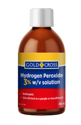 Hydrogen Peroxide 3% 100ml – Gold Cross Vaseline & Wound Care