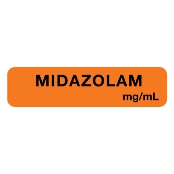 Labels midazolam mg/ml Hospital Requirements