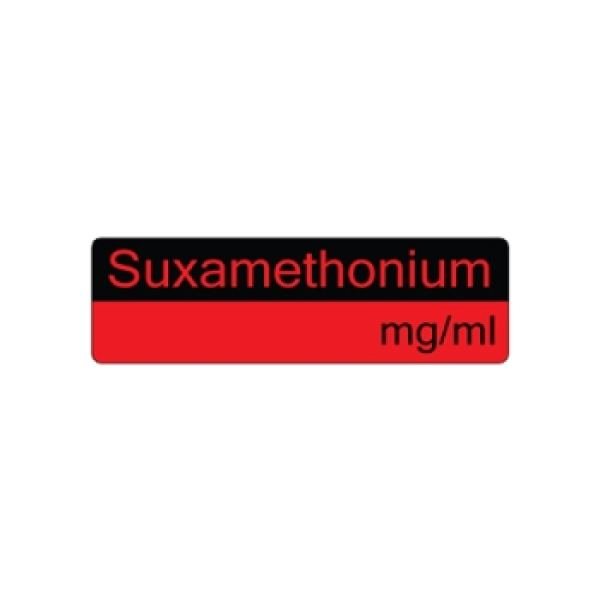 Labels Suxamethonium Hospital Requirements