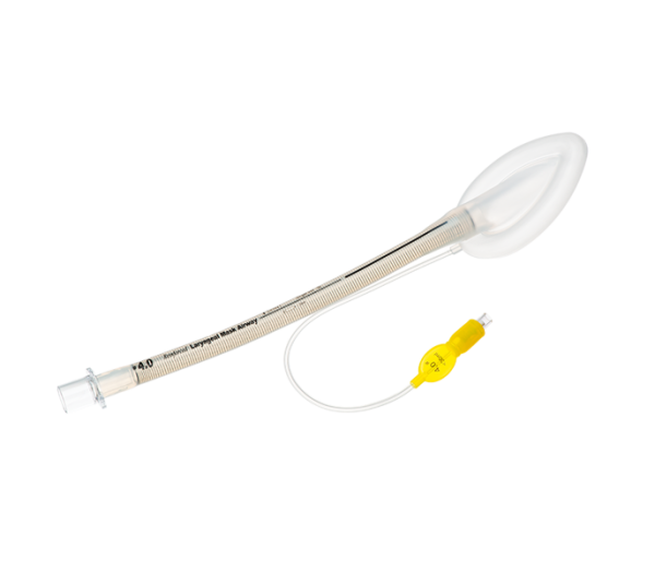 Laryngeal Airway Mask   Reinforced Silicone Disposable  Size 4, Yellow Hospital Requirements