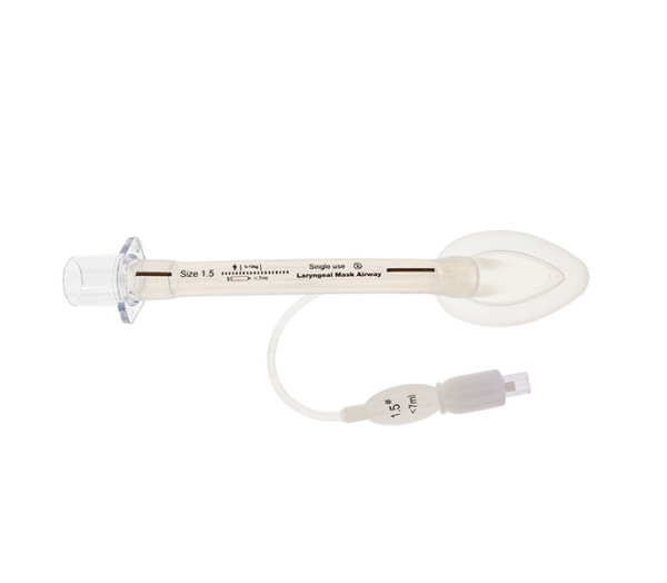 Laryngeal Airway Mask Silicone Disposable  Size 1.5, White Hospital Requirements