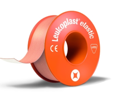 Leukoplast Elastic Zinc Oxide Tape Tan 2.5cm X 2.5m Leukoplast Elastic