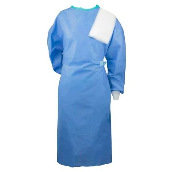 Level 2 Fabric Surgical Gown Large Sterile Wipes and Towels