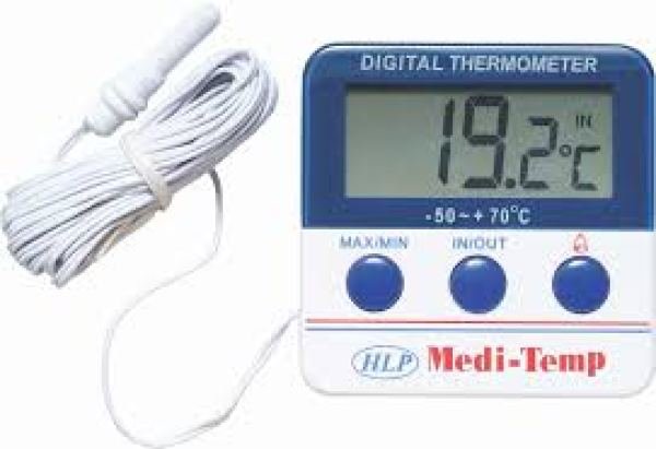 Medi-Temp Digital Fridge/Freezer Thermometer Thermometers
