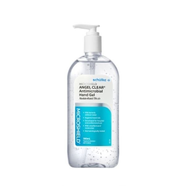 Microshield Angel Clear Antimicrobial Hand Gel 500ml Pump Hand & body wash solutions