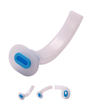 NS Guedel Airway - No 5 (Light Blue), 110mm Length. Hospital Requirements