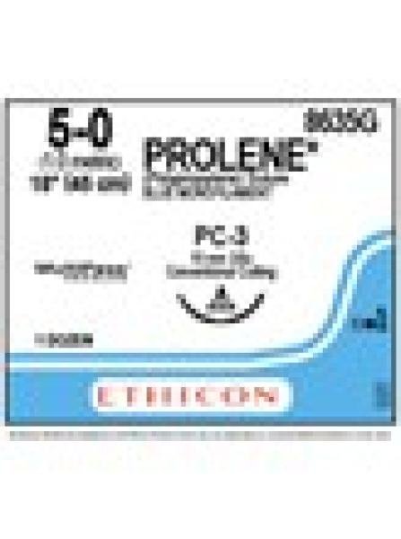 Prolene 5-0 16mm PC-3 45cm Blue Suture Ethicon