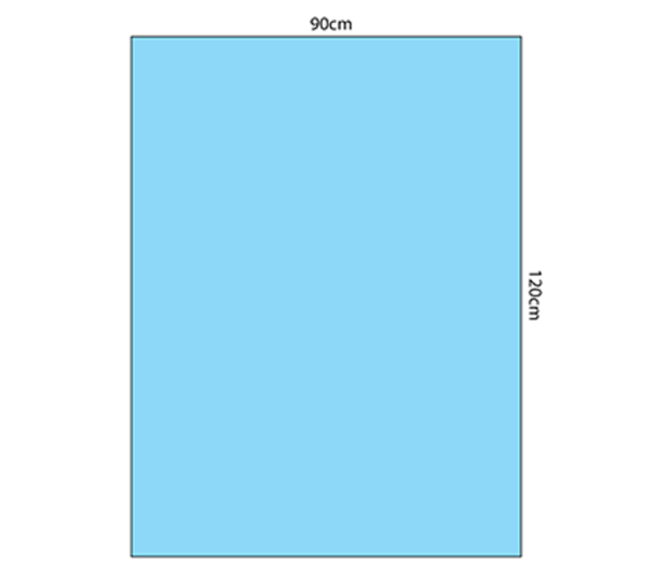 Protex Drape Sheet 90x120 cm Blue -Sterile hospital requirements