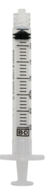 BD Syringe 1ml Luer Lock Tip BD