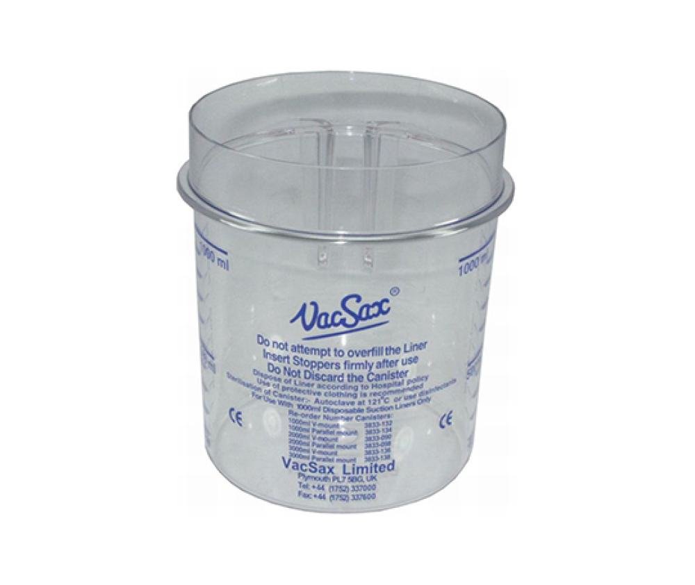 VacSax Parallel Mount Canister 2 Litre Lab requirements