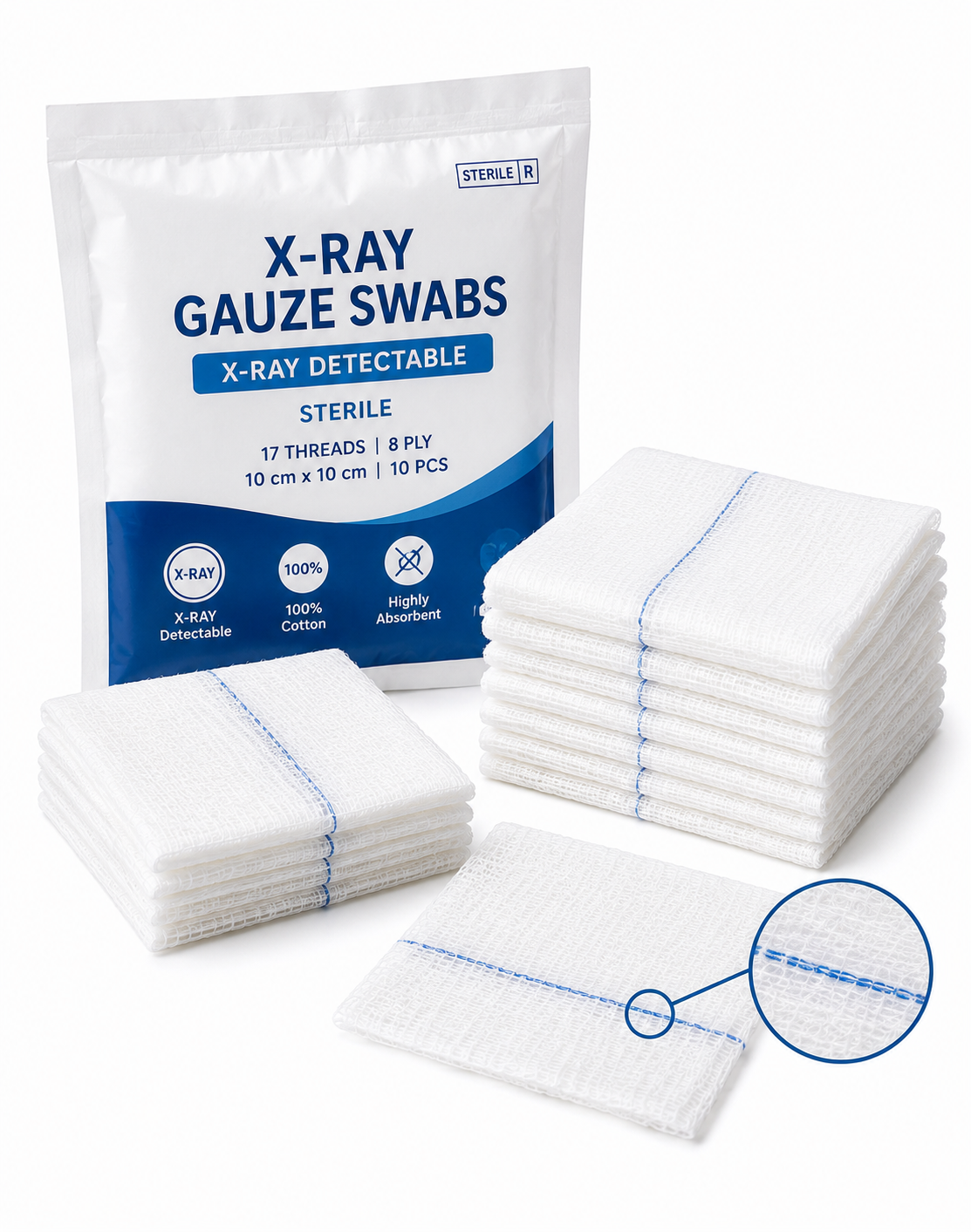 Gauze Swabs X-Ray