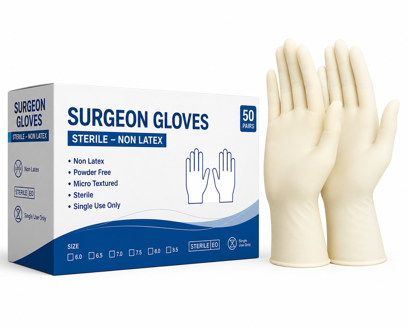 Surgeon Gloves Sterile- Non Latex
